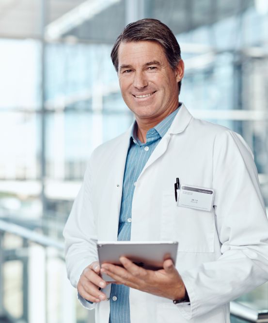 smiling male doctor